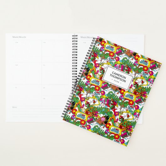 Dr Seuss | Motif coloré Grinch (Devant avec enveloppe)