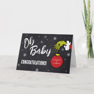 Dr. Seuss   Oh Baby Grinch Baby Felicitaties Kaart