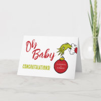 Dr. Seuss | Oh Baby Grinch Baby Gefeliciteerd