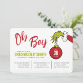 Dr. Seuss | Oh Boy Grinch Baby shower (Staand voorkant)