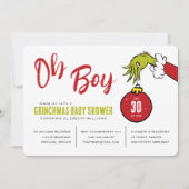Dr. Seuss | Oh Boy Grinch Baby shower (Voorkant)