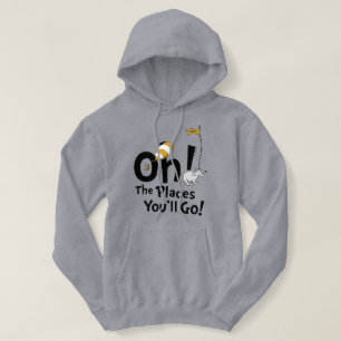 Dr. Seuss   Oh, de plaatsen waar je heen gaat! ret Hoodie