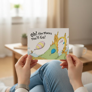 Dr. Seuss Oh, de plaatsen waar je zult gaan! Briefkaart