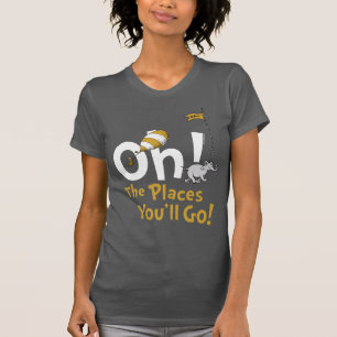 Dr. Seuss Oh, de plaatsen waar je zult gaan! Ret T-shirt