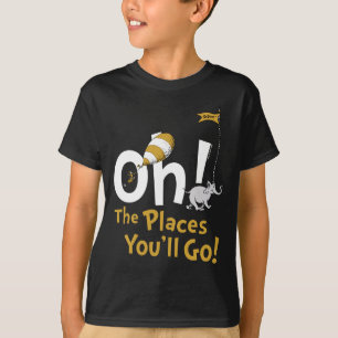 Dr. Seuss Oh, de plaatsen waar je zult komen! Re T-shirt