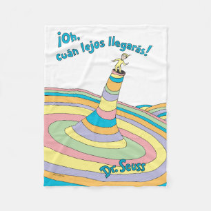 Dr. Seuss Oh, de ver hoe ver je komt! Fleece Deken