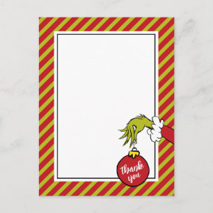 Dr. Seuss Oh jongen Grinch Baby Shower Dank je Briefkaart