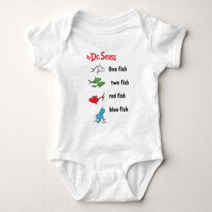 Dr. Seuss One Fish Two Fish - Antiek Romper
