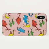Dr. Seuss | One Fish Two Fish Patroon Case-Mate iPhone Case (Achterkant (horizontaal))