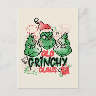 Dr. Seuss Oude Grinch-clausule Briefkaart