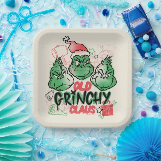 Dr. Seuss | Oude Grinch-clausule Papieren Bordje (Feest)