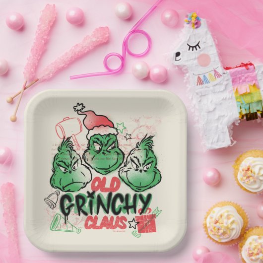 Dr. Seuss | Oude Grinch-clausule Papieren Bordje (Feest)
