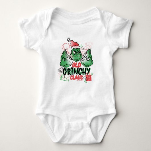 Dr. Seuss | Oude Grinch-clausule Romper (Voorkant)