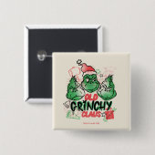 Dr. Seuss | Oude Grinch-clausule Vierkante Button 5,1 Cm (Voorkant /achterkant)