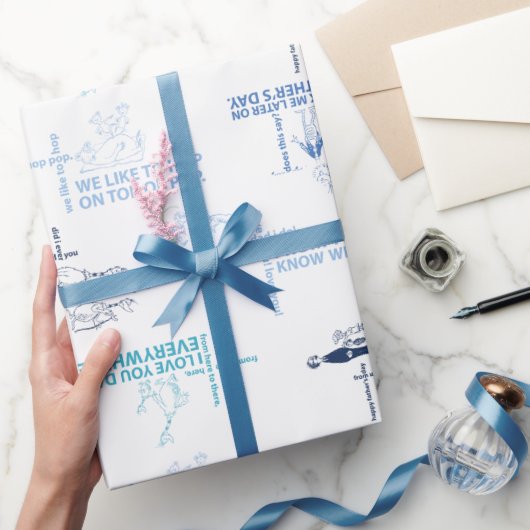 Dr. Seuss | Patroon Vaderdag-offerte Cadeaupapier (Geschenken)