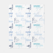 Dr. Seuss | Patroon Vaderdag-offerte Fleece Deken (Voorkant)