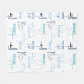 Dr. Seuss | Patroon Vaderdag-offerte Fleece Deken (Voorkant (Horizontaal))