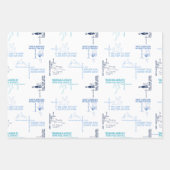 Dr. Seuss | Patroon Vaderdag-offerte Inpakpapier Vel (Voorkant 2)