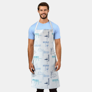 Dr. Seuss   Patroon Vaderdag-offerte Schort