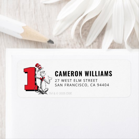 Dr. Seuss - personages | Verjaardag kinderen Etiket (Insitu)