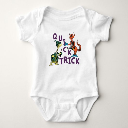 Dr. Seuss | Quick Trick Halloween Graphic Romper (Voorkant)