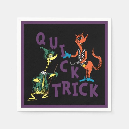 Dr. Seuss | Quick Trick Halloween Graphic Servet (Voorkant)