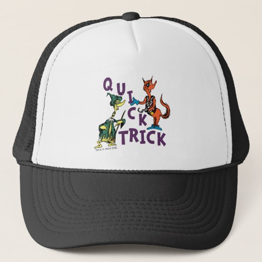 Dr. Seuss | Quick Trick Halloween Graphic Trucker Pet (Voorkant)