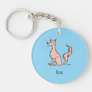 Dr. Seuss   Roze Vos Sleutelhanger