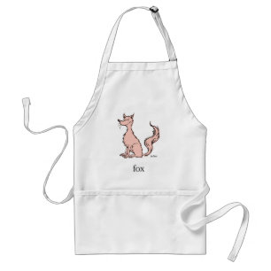 Dr. Seuss Roze Vos Standaard Schort