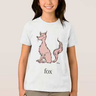 Dr. Seuss Roze Vos Tri-Blend Shirt