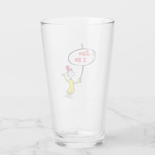 Dr. Seuss | Sam-I-Am Holding Sign Glas (Achterkant)