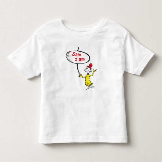 Dr. Seuss | Sam-I-Am Holding Sign Kinder Shirts (Voorkant)