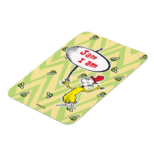 Dr. Seuss | Sam-I-Am Holding Sign Magneet (Linkerzijde)