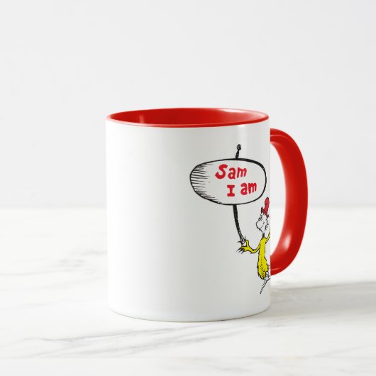 Dr. Seuss | Sam-I-Am Holding Sign Mok (Voorkant rechts)