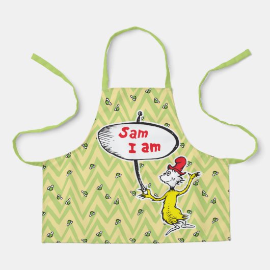 Dr. Seuss | Sam-I-Am Holding Sign Schort (Voorkant)
