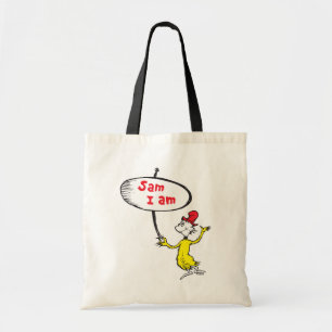 Dr. Seuss   Sam-I-Am met bord Tote Bag