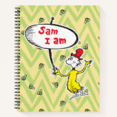 Dr. Seuss | Sam-I-Am met bordje Notitieboek (Voorkant)