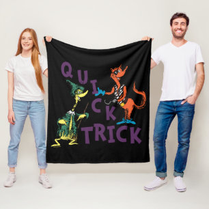 Dr. Seuss Snel truc Halloween-afbeelding Fleece Deken