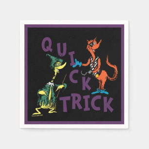 Dr. Seuss Snel truc Halloween-afbeelding Servet