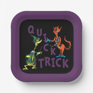 Dr. Seuss   Snel Trucje Halloween Grafiek Papieren Bordje