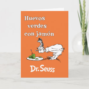Dr. Seuss Spaanse Groene Eieren met Ham Kaart