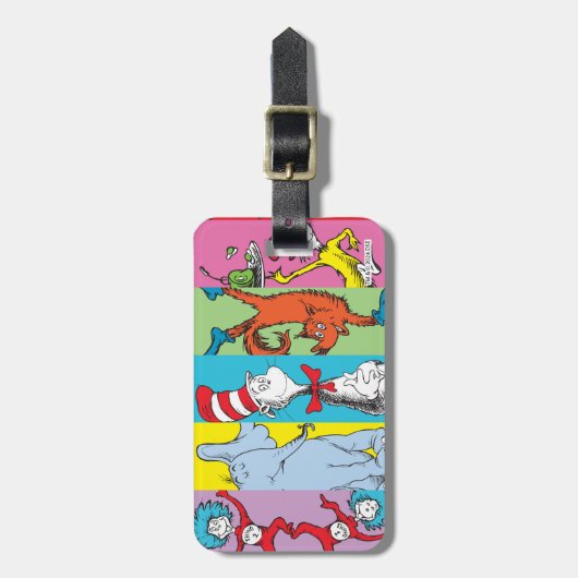 Dr. Seuss | tekensegment Bagagelabel (Voorkant verticaal)