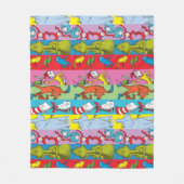 Dr. Seuss | tekensegment Fleece Deken (Voorkant)