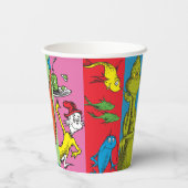 Dr. Seuss | tekensegment Papieren Bekers (Achterkant)