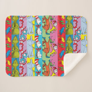 Dr. Seuss   tekensegment Sherpa Deken