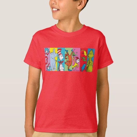 Dr. Seuss | tekensegment T-shirt (Voorkant)