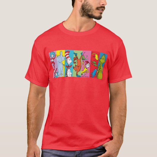 Dr. Seuss | tekensegment T-shirt (Voorkant)
