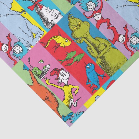 Dr. Seuss | tekensegment Tissuepapier (Detail)