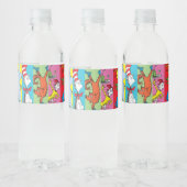Dr. Seuss | tekensegment Waterfles Etiket (Flessen)