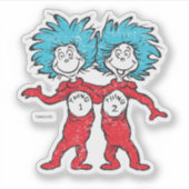 Dr. Seuss | Thans 1, Thans 2 Vergadering Sticker (Voorkant)